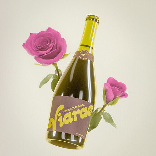Wine Bottle 3D Model  Free 3D model