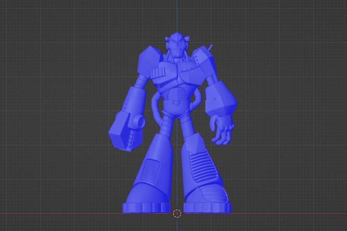Junkman - Megaman 3D model_15