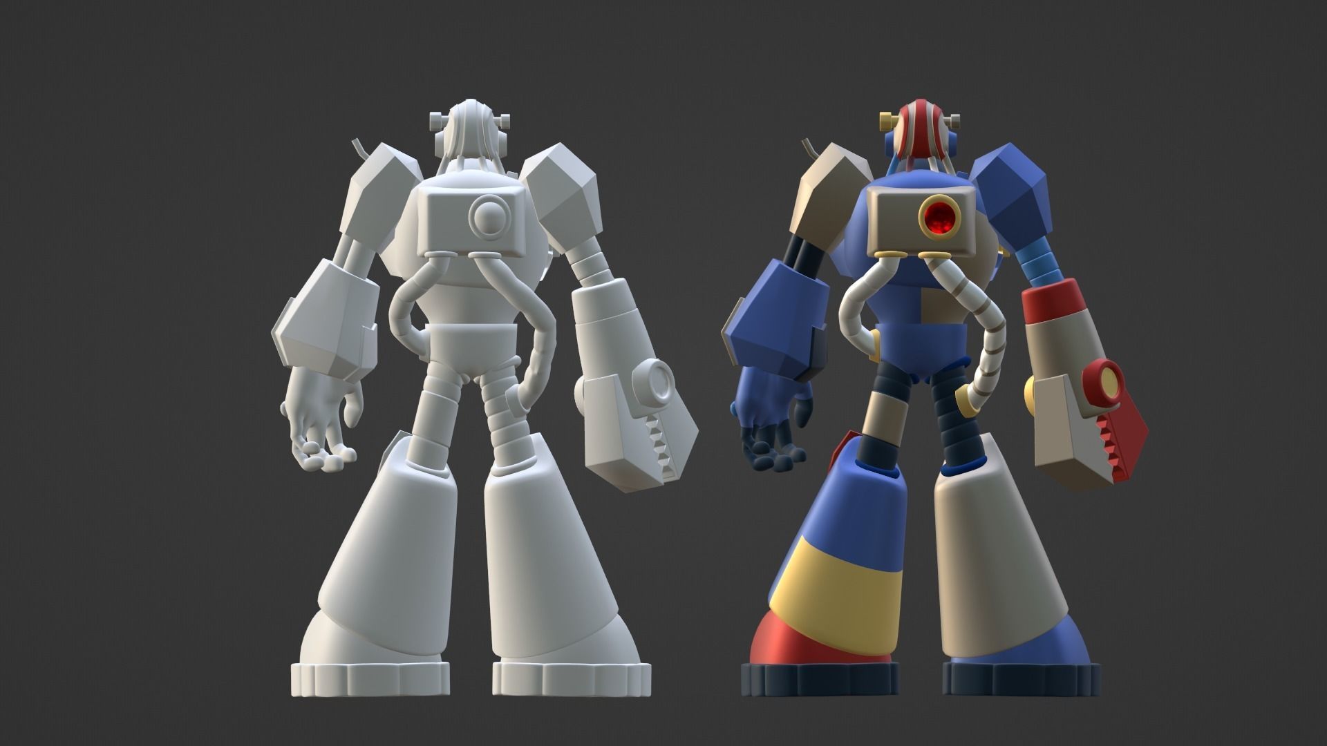 Junkman - Megaman 3D model_17