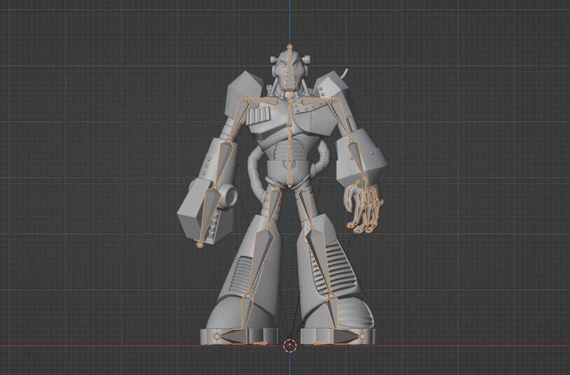 Junkman - Megaman 3D model_14