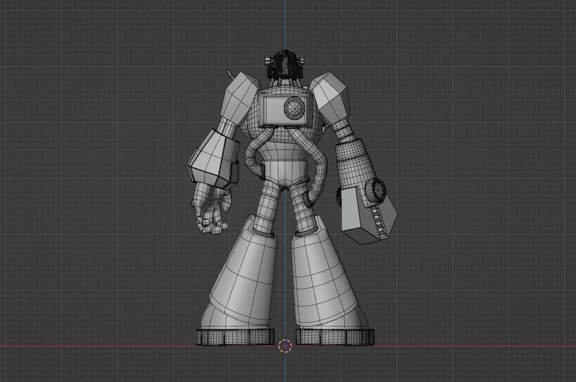 Junkman - Megaman 3D model_12