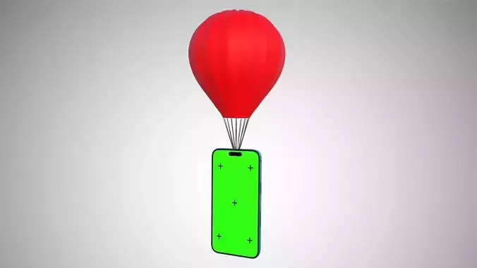 Hot Air Balloon Animation with iPhone 15