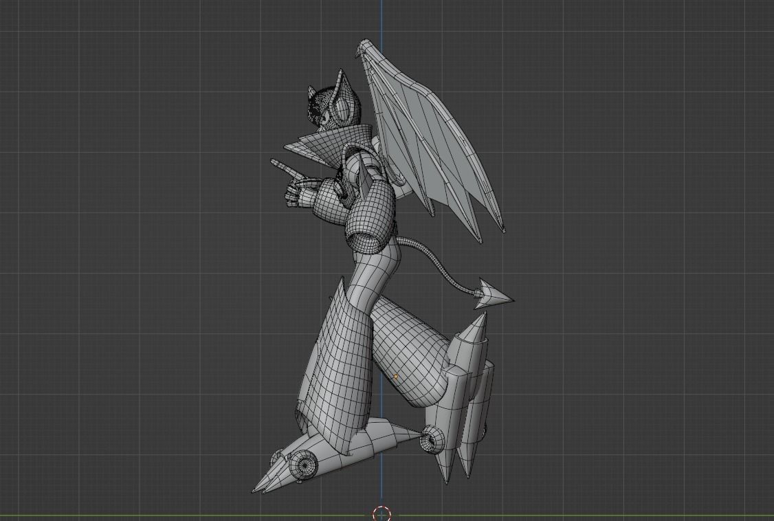 ShadeMan - Megaman 3D model_11