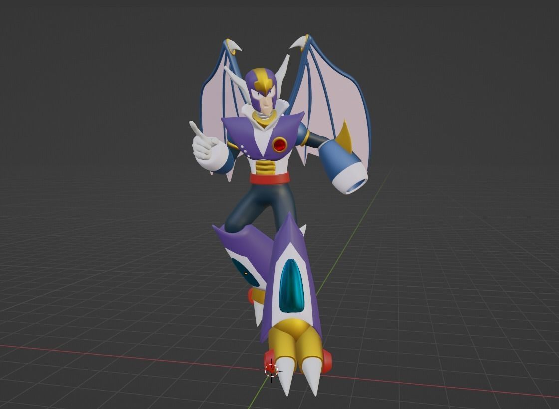 ShadeMan - Megaman 3D model_5