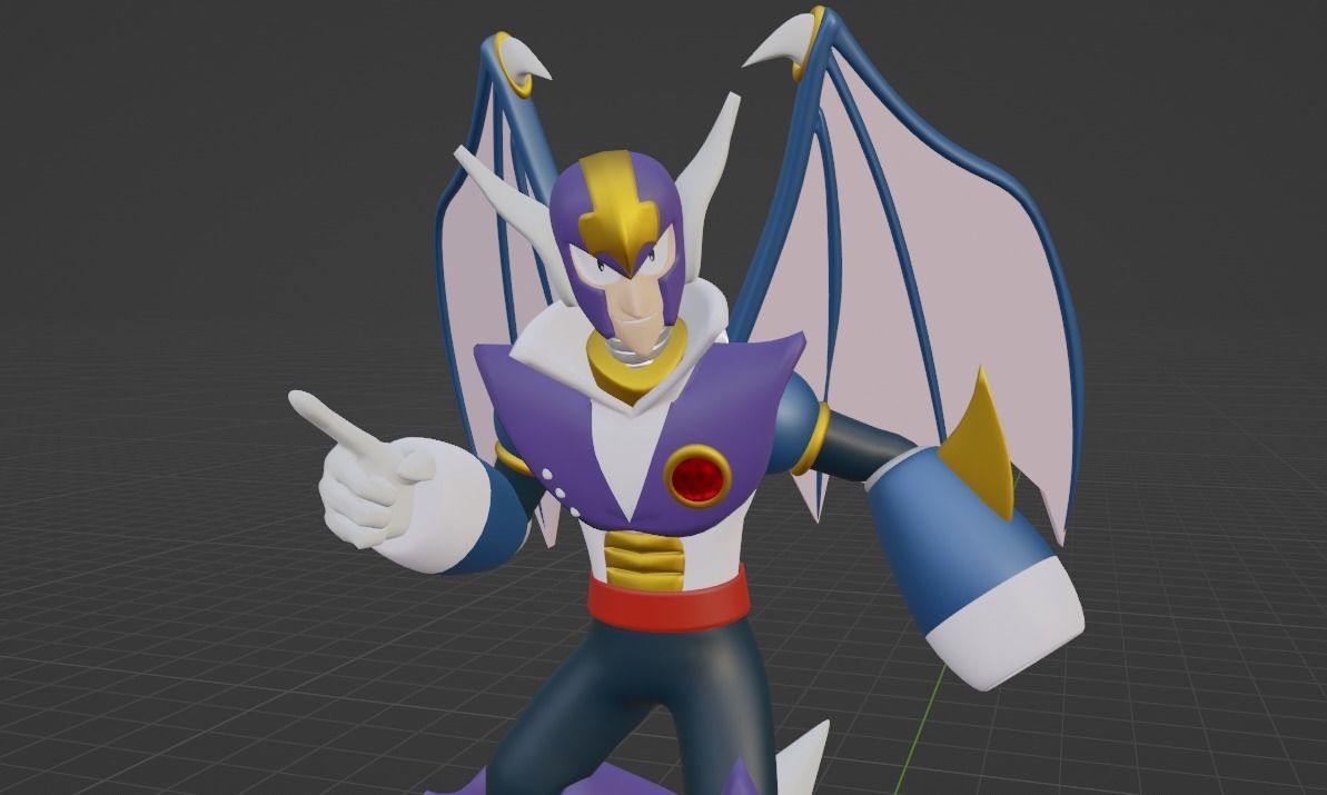 ShadeMan - Megaman 3D model_9