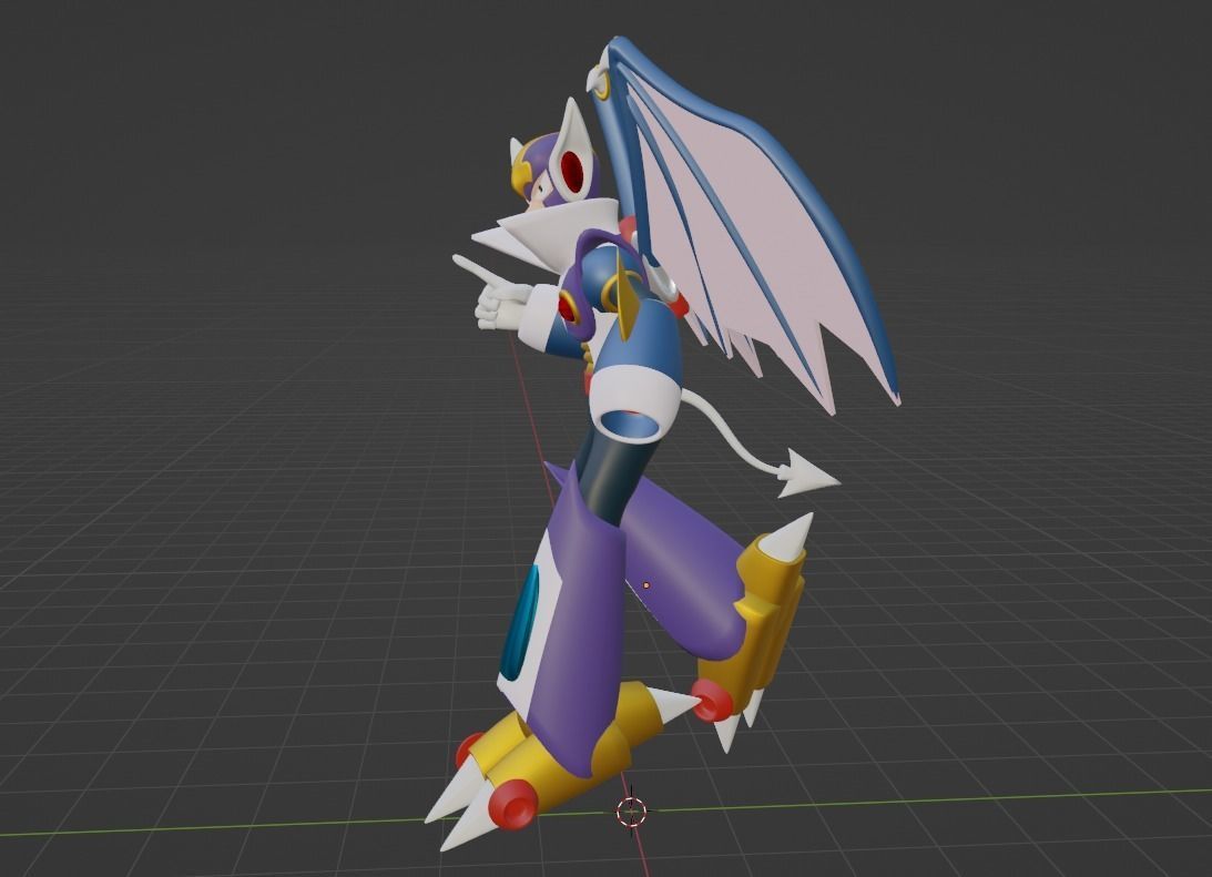 ShadeMan - Megaman 3D model_6