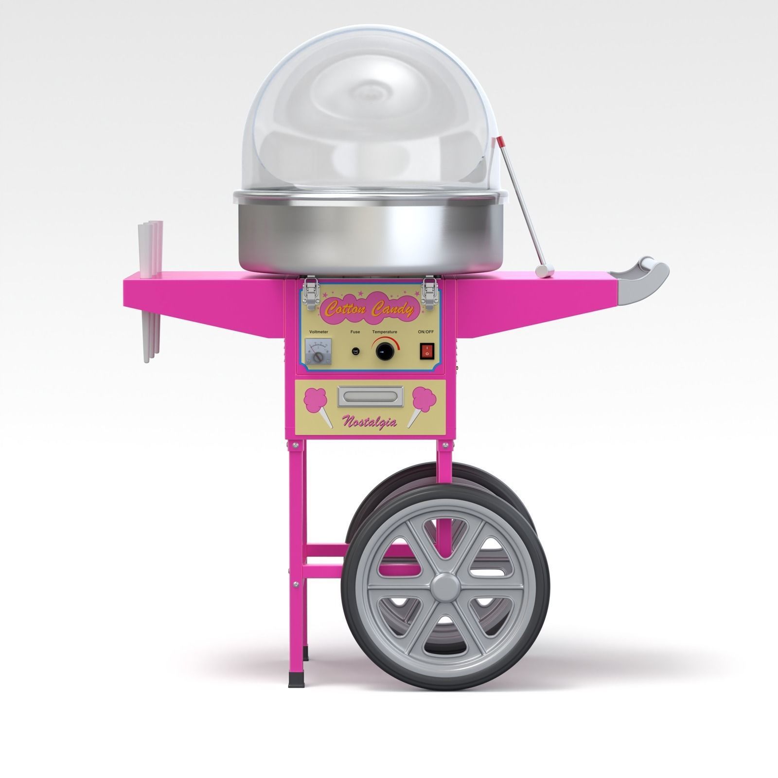Cotton Candy Machine 3D model_10