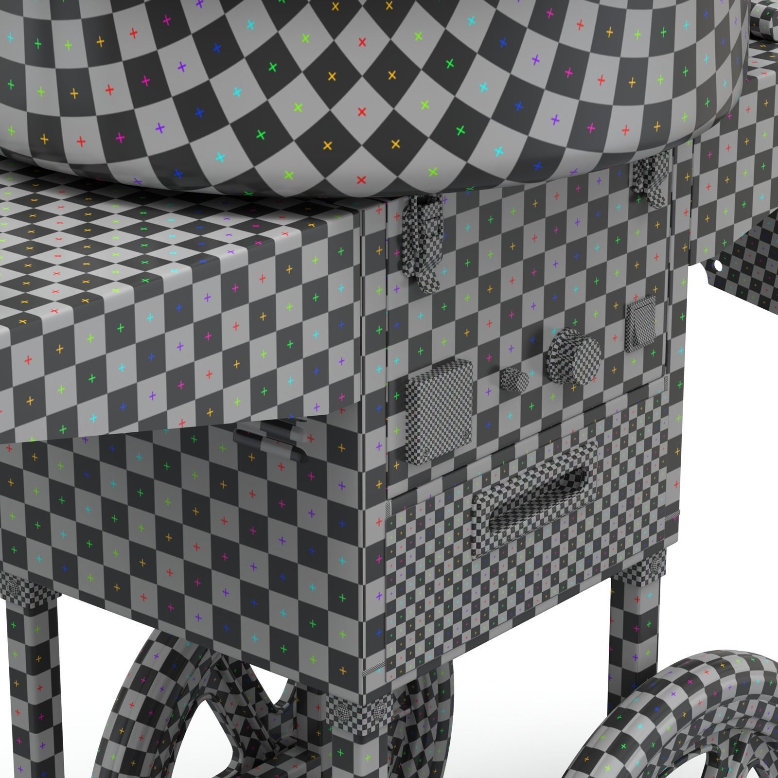 Cotton Candy Machine 3D model_16