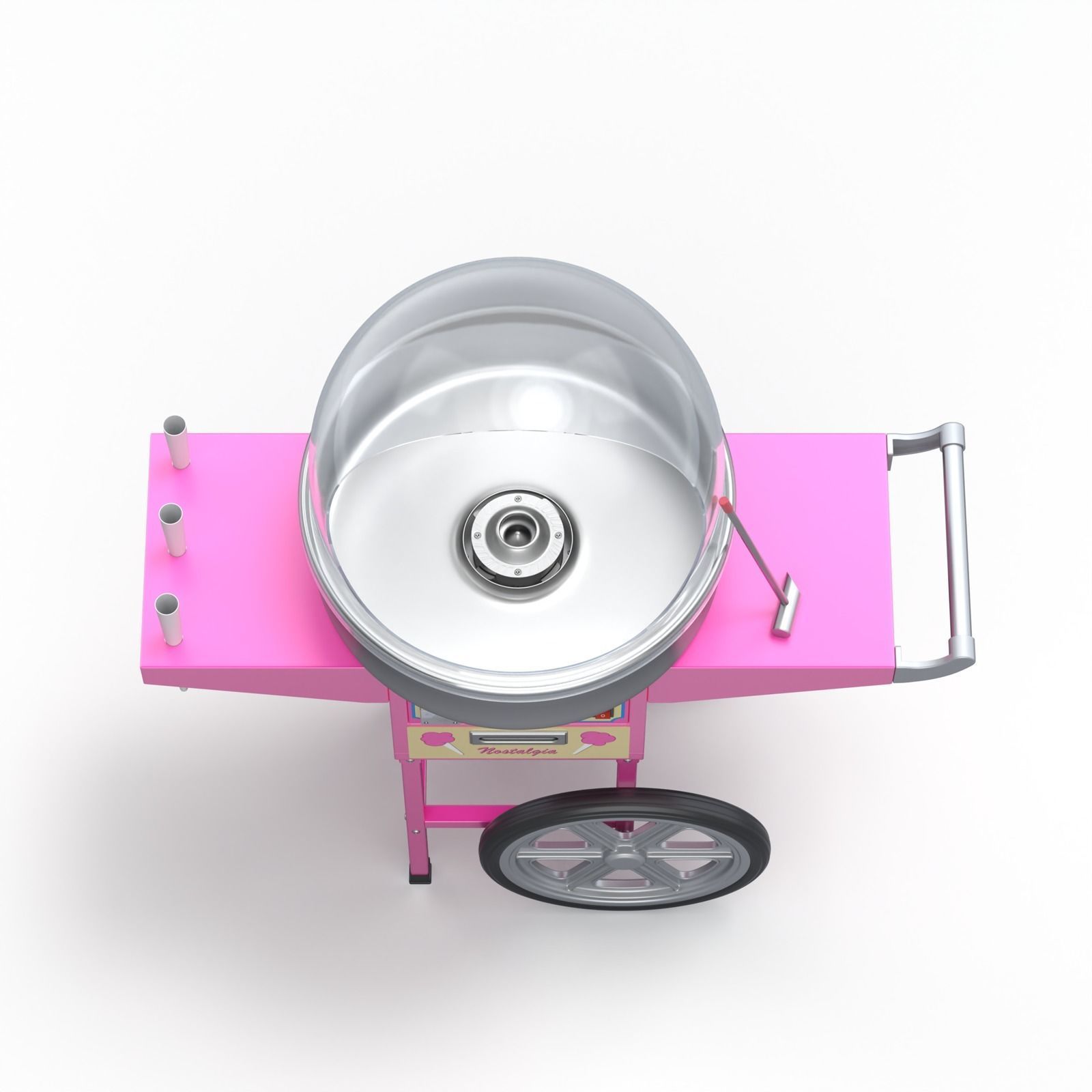 Cotton Candy Machine 3D model_12