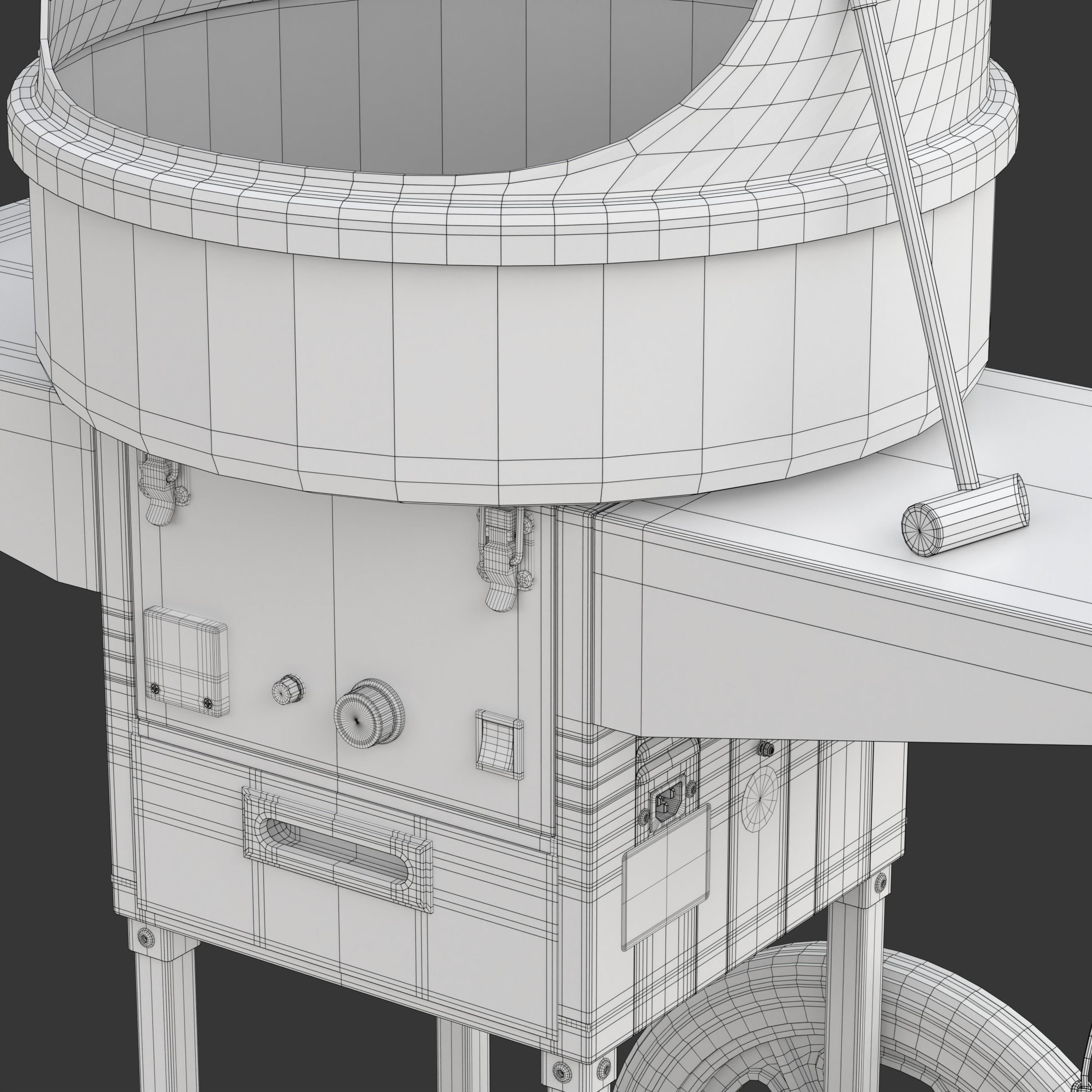 Cotton Candy Machine 3D model_27