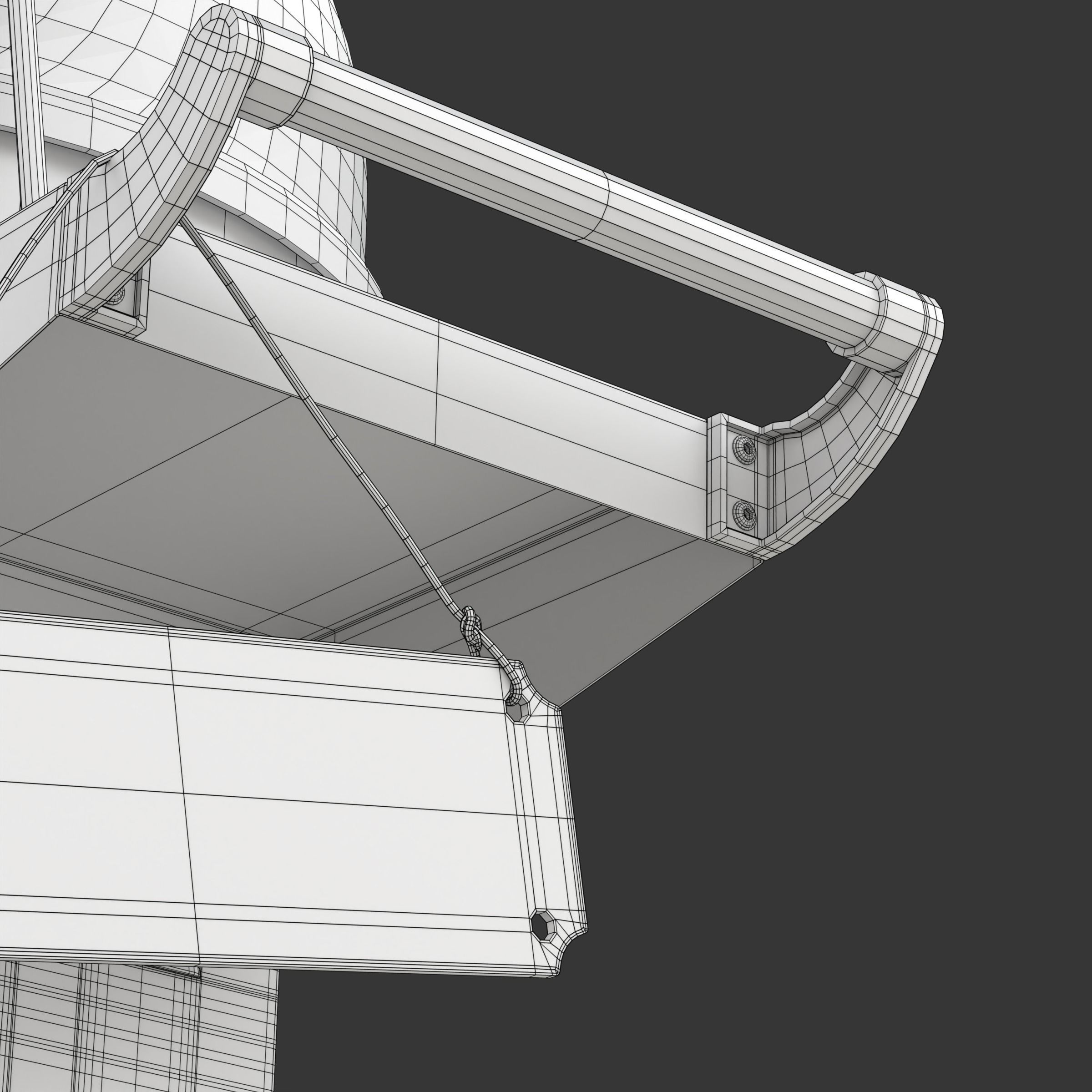 Cotton Candy Machine 3D model_31