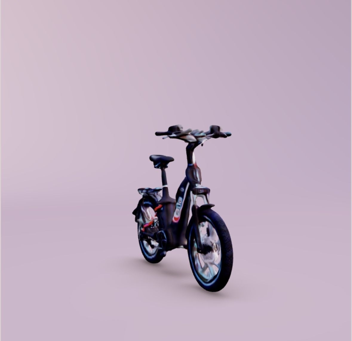 Electric bike 3D print model_1