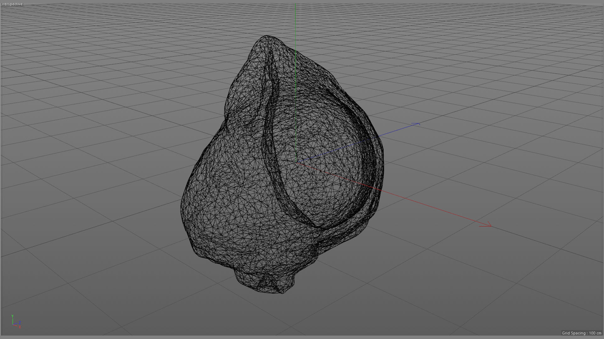 Sea shell Low-poly 3D model_12