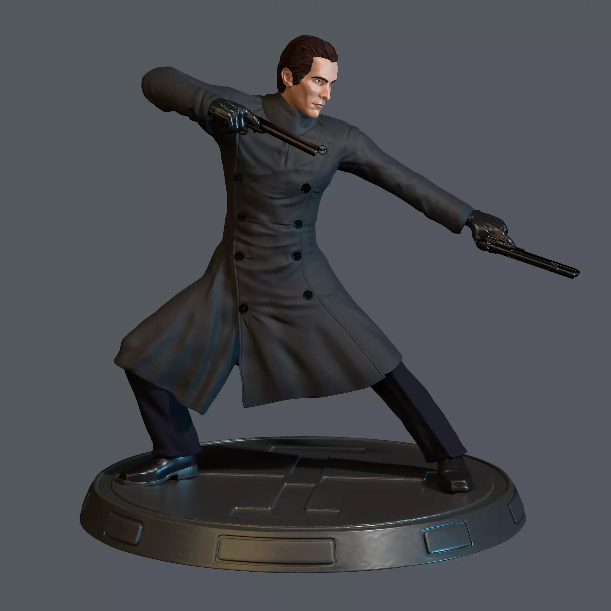 Equilibrium Christian Bale Cleric 3D print model_0