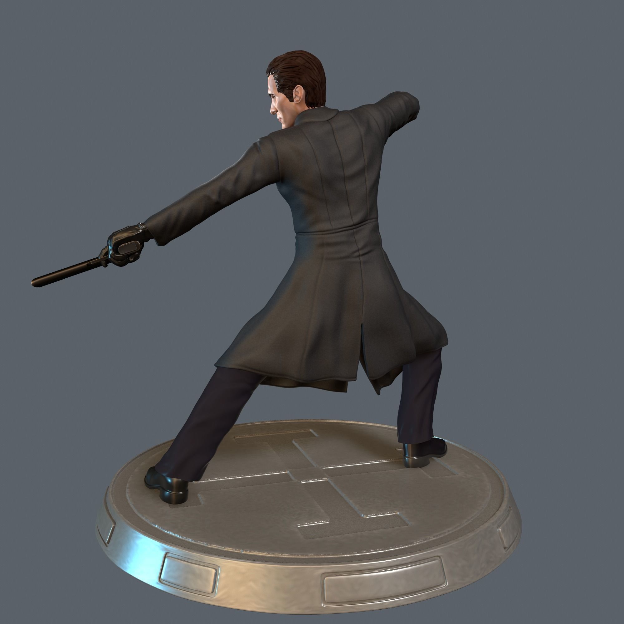 Equilibrium Christian Bale Cleric 3D print model_2