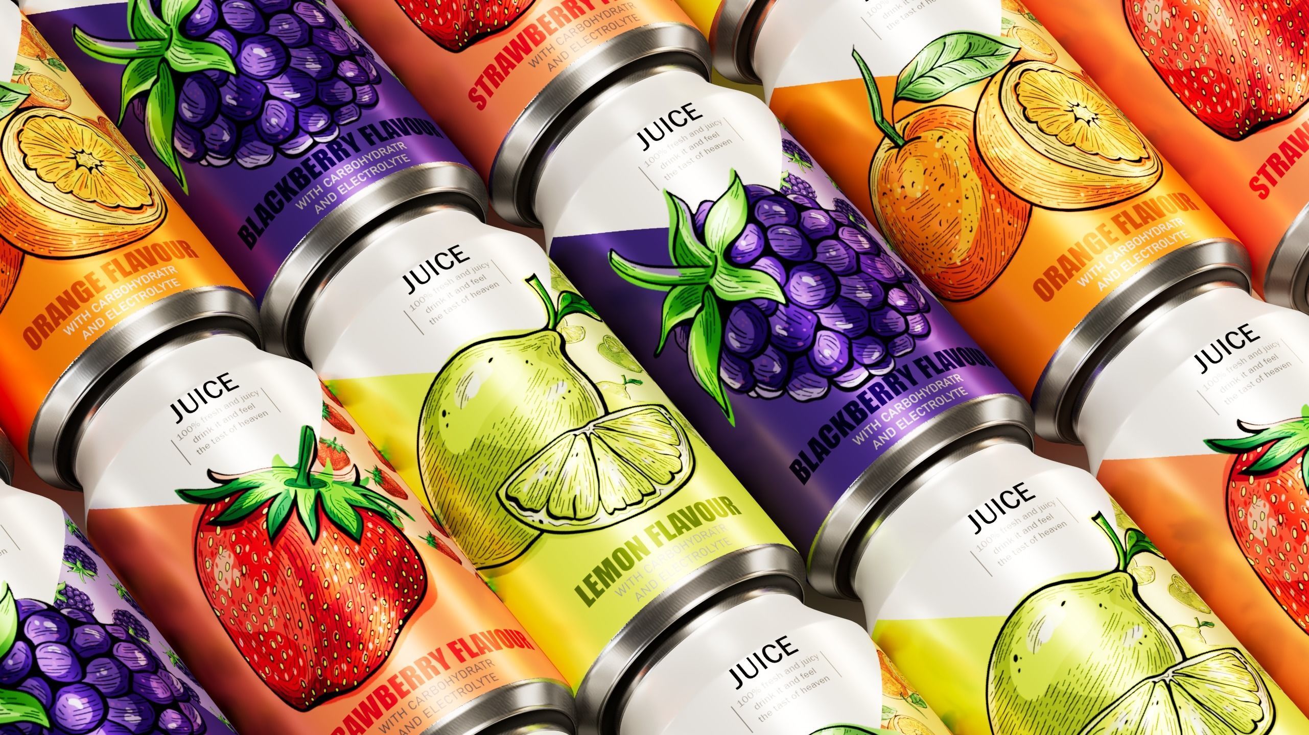 3d Juice Can model  3D model_4