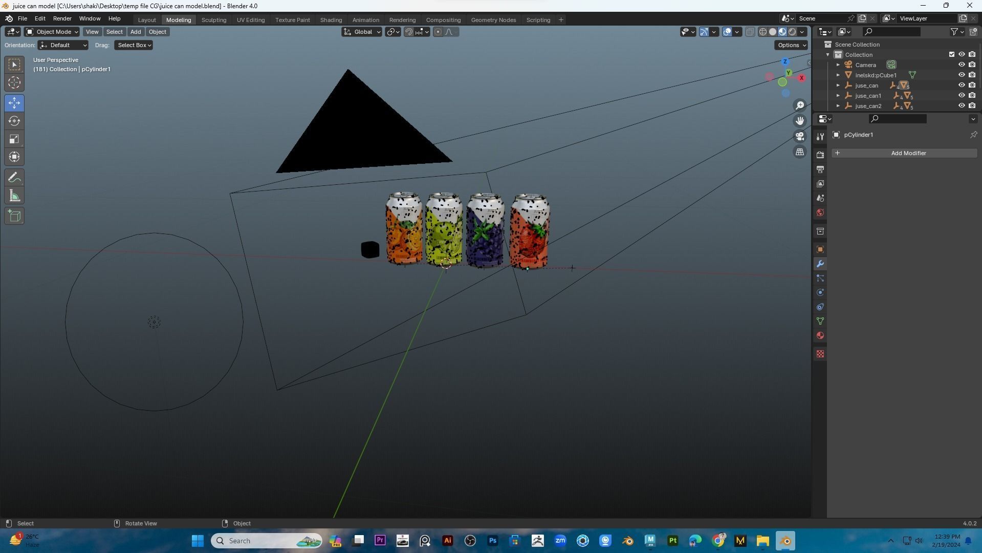 3d Juice Can model  3D model_11
