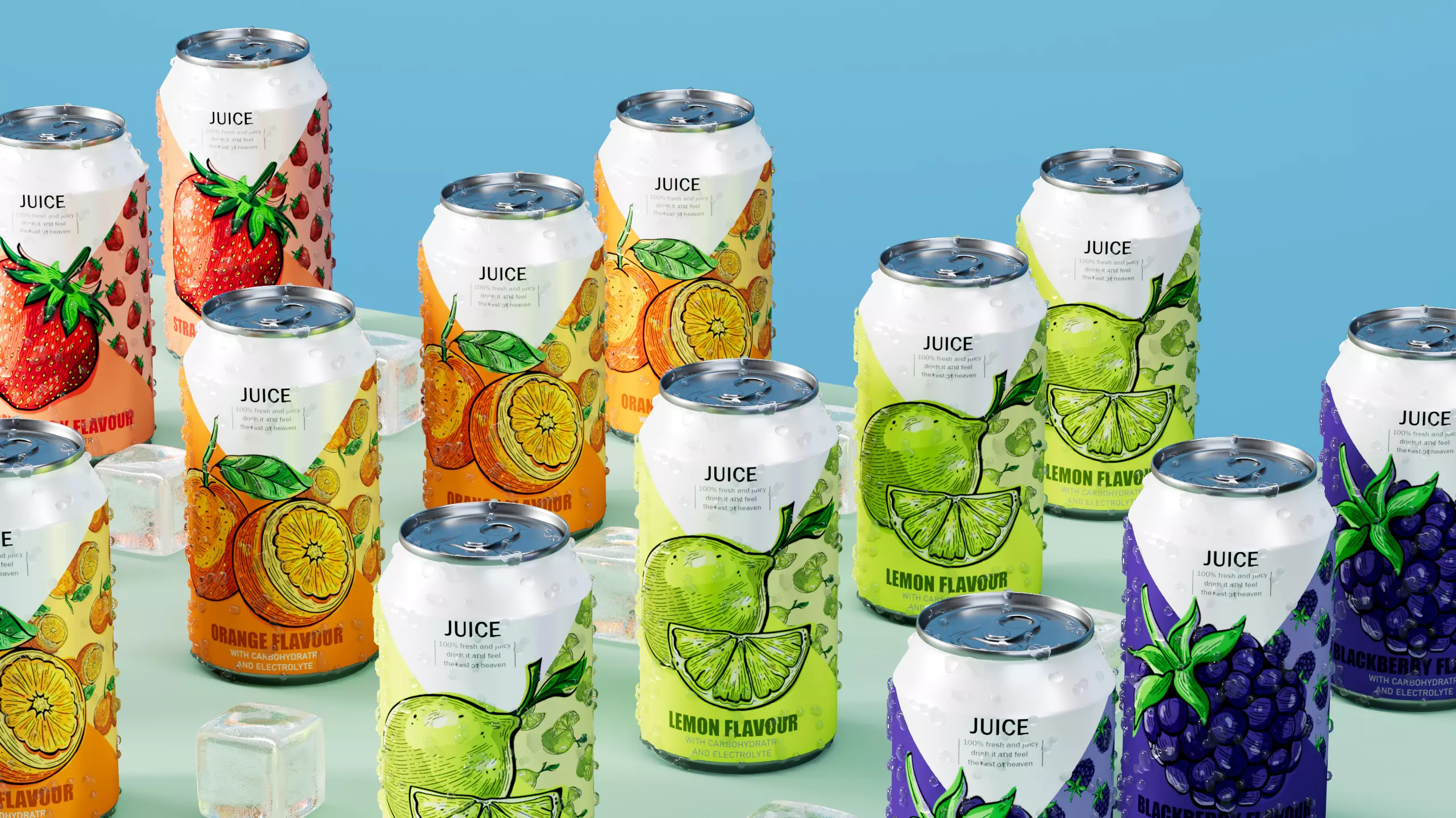 3d Juice Can model  3D model_0