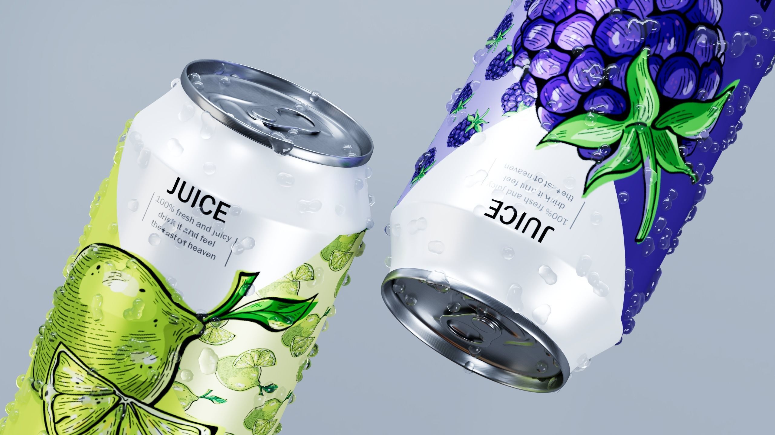 3d Juice Can model  3D model_5