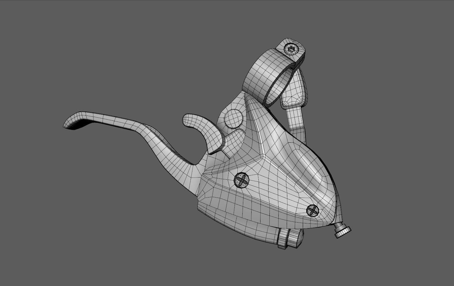 Bicycle Brake Gear Shifter 3D model_5