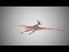 Pteranodon Low-poly 3D model_1