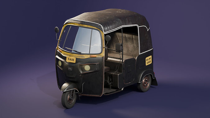Indian autorickshaw  3D model