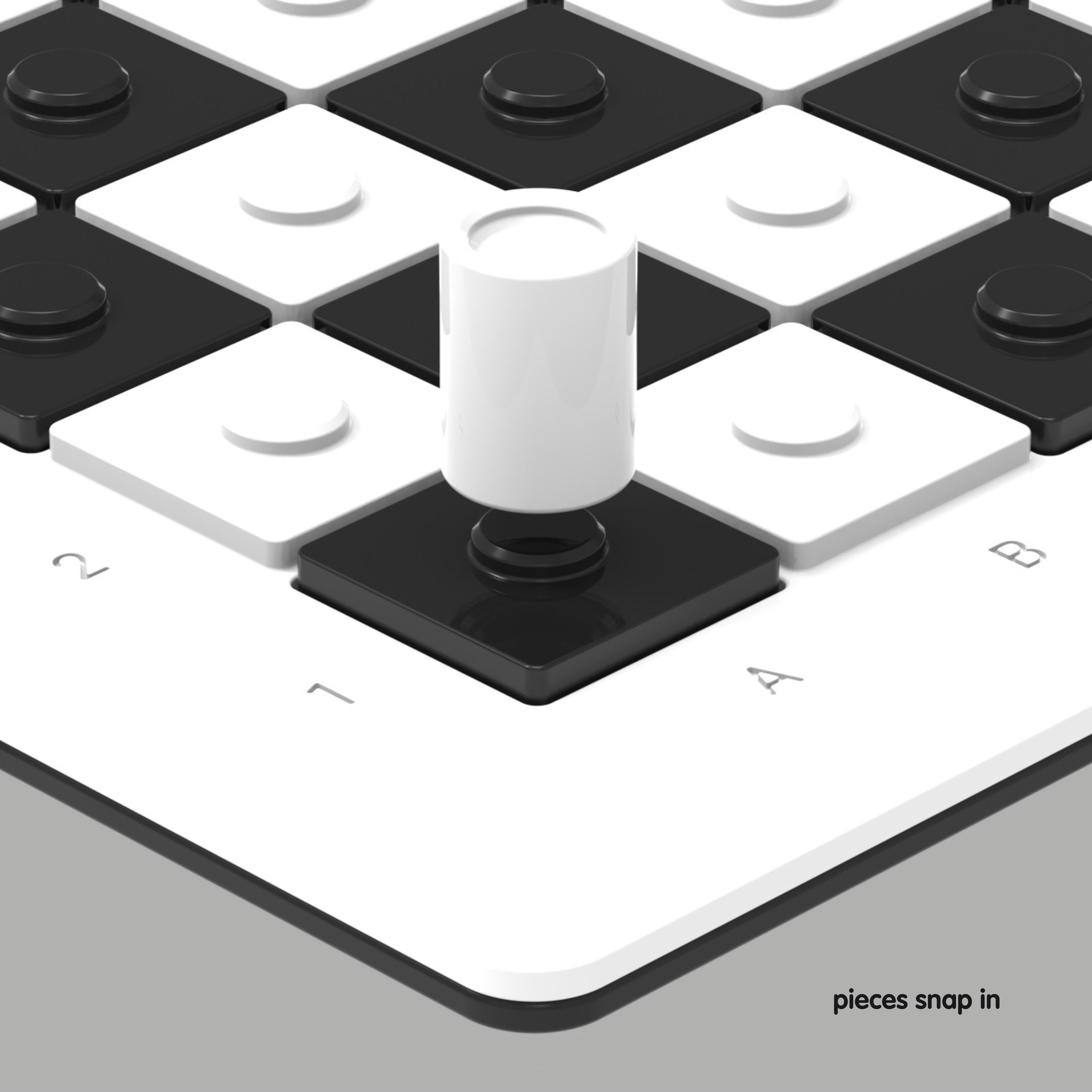 Premium Chess Set for Home Decor Chess Lover Gift for Him 3D print model_6