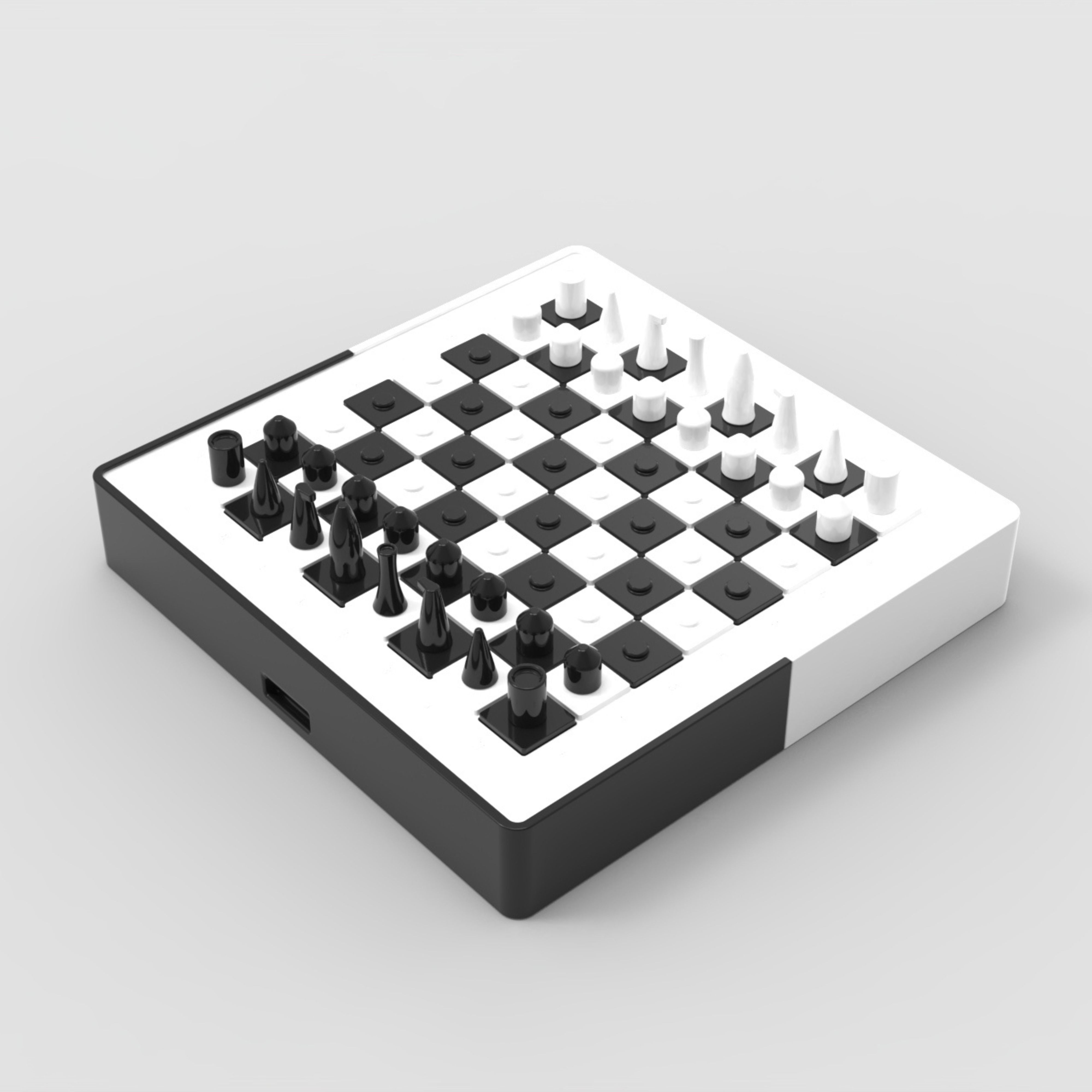 Premium Chess Set for Home Decor Chess Lover Gift for Him 3D print model_4