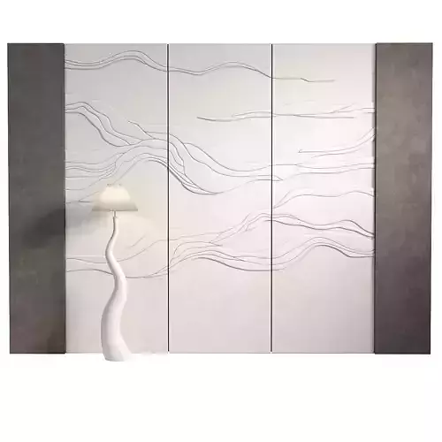 Decorativ panel wave 2