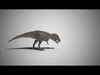 Dinosaur Trex Low-poly 3D model_1
