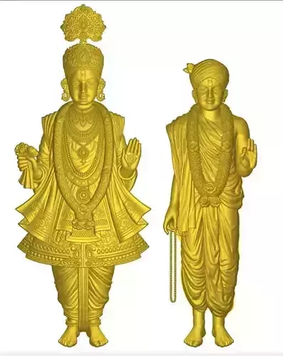 SWAMINARAYAN BHAGWAN JI 3D model