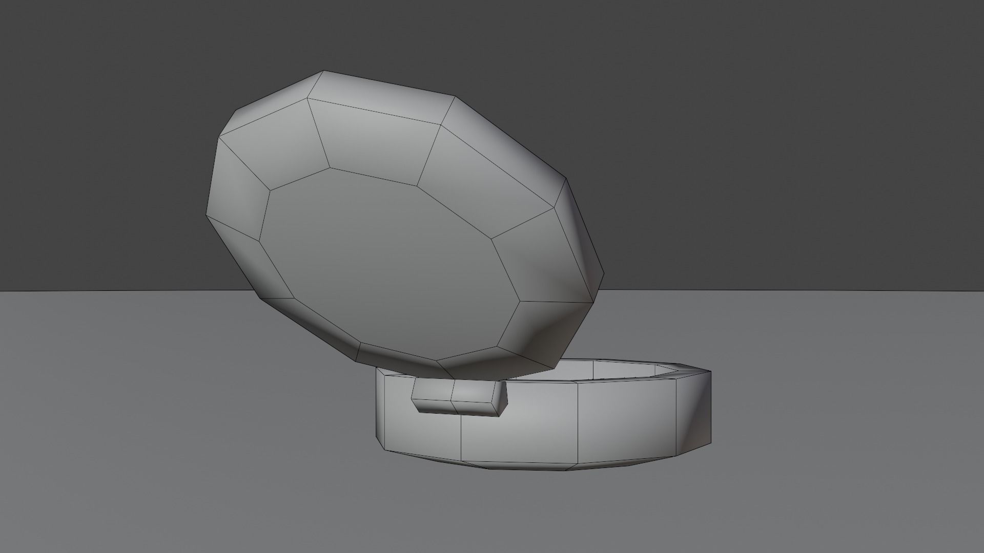 Gold Compass - Hand Painted 3D model_7