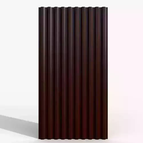 Profiled sheet brown