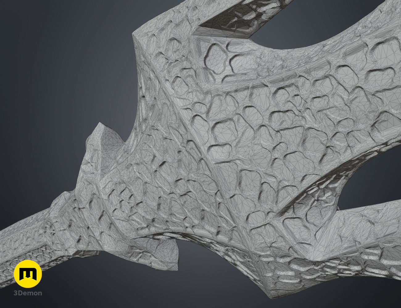 Black Manta Trident - Aquaman 3D print model_11