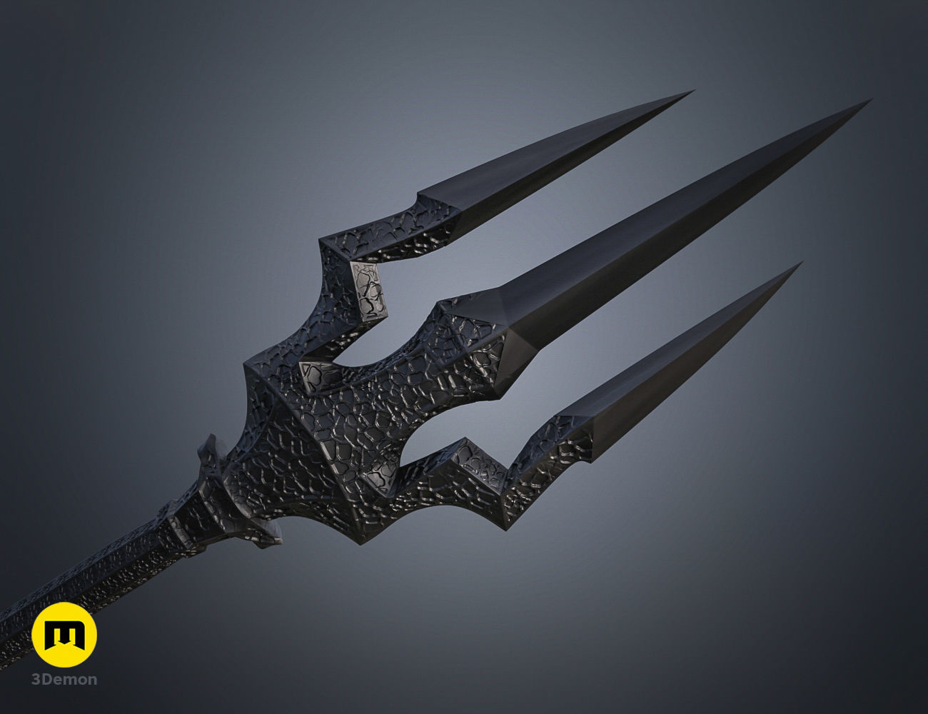 Black Manta Trident - Aquaman 3D print model_1