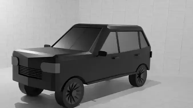 Low poly car 