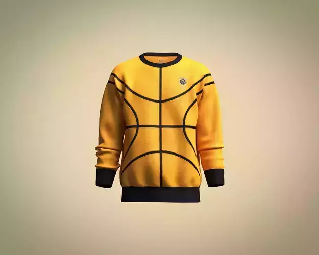 Basketball Cut and sew Sweatshirt 