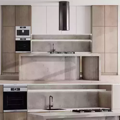 Kitchen Appliance Bosch Kitchen Set 82 Low-poly 3D model