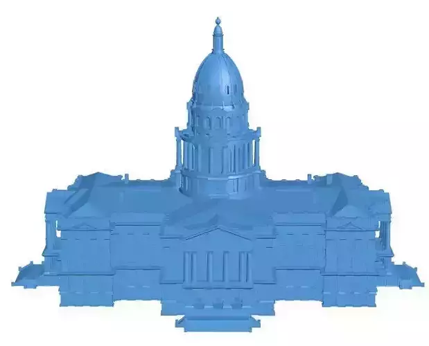 COLORADO STATE CAPITOL DENVER CO USA 3D model
