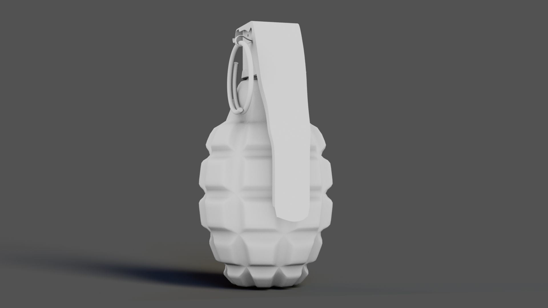 Grenade Low-poly 3D model_8