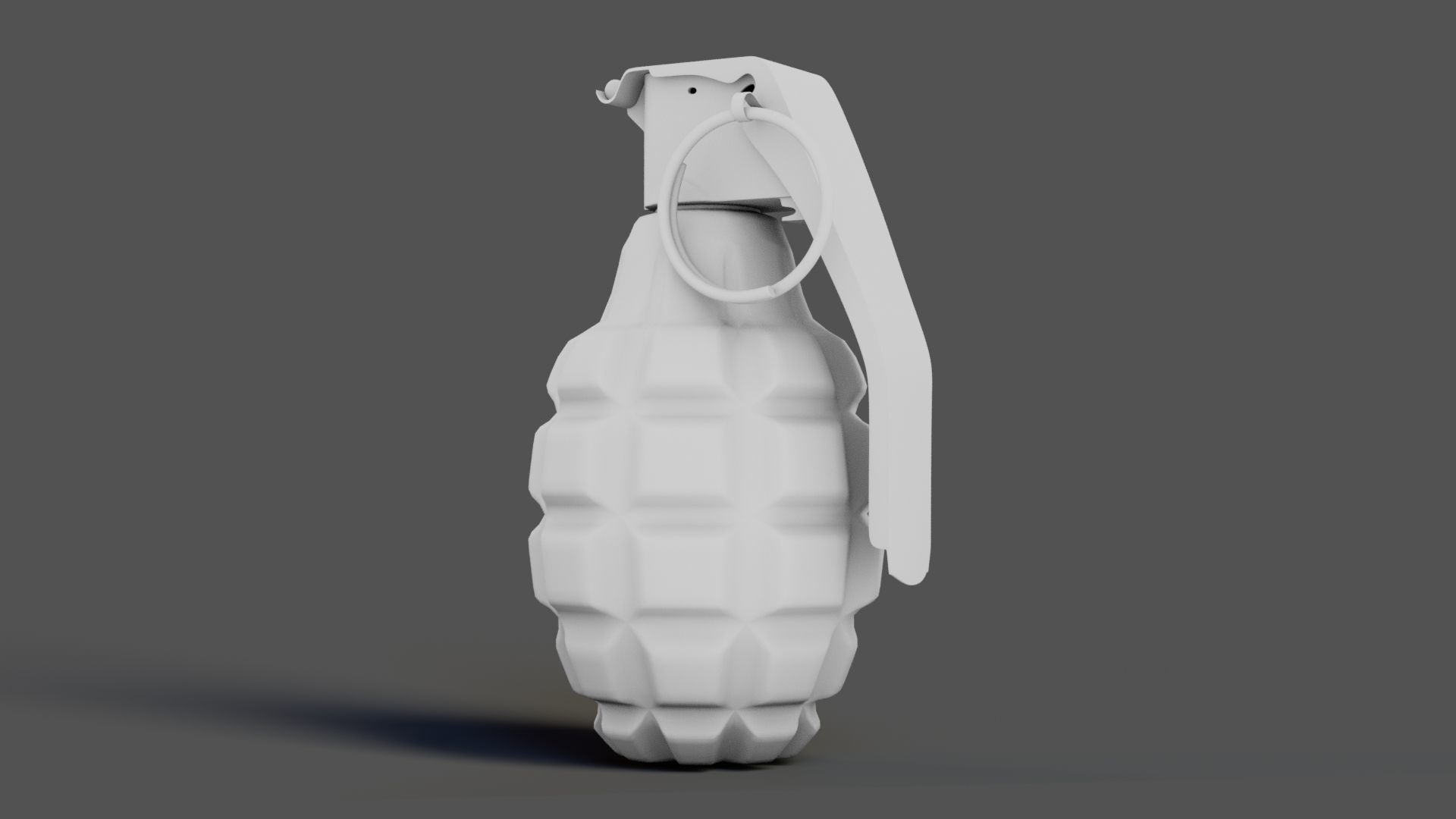 Grenade Low-poly 3D model_9
