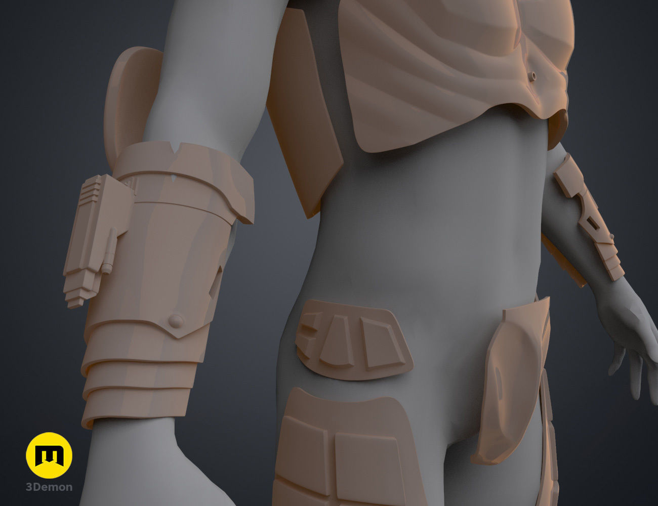 Kull Warrior Set- Stargate 3D print model_17