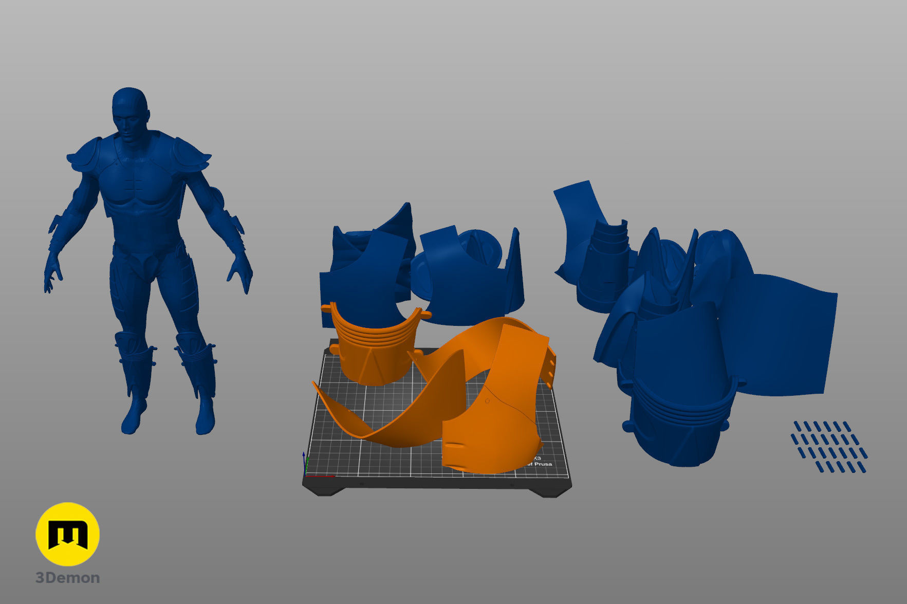 Kull Warrior Set- Stargate 3D print model_7