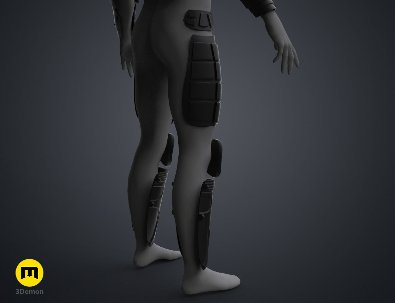 Kull Warrior Set- Stargate 3D print model_28