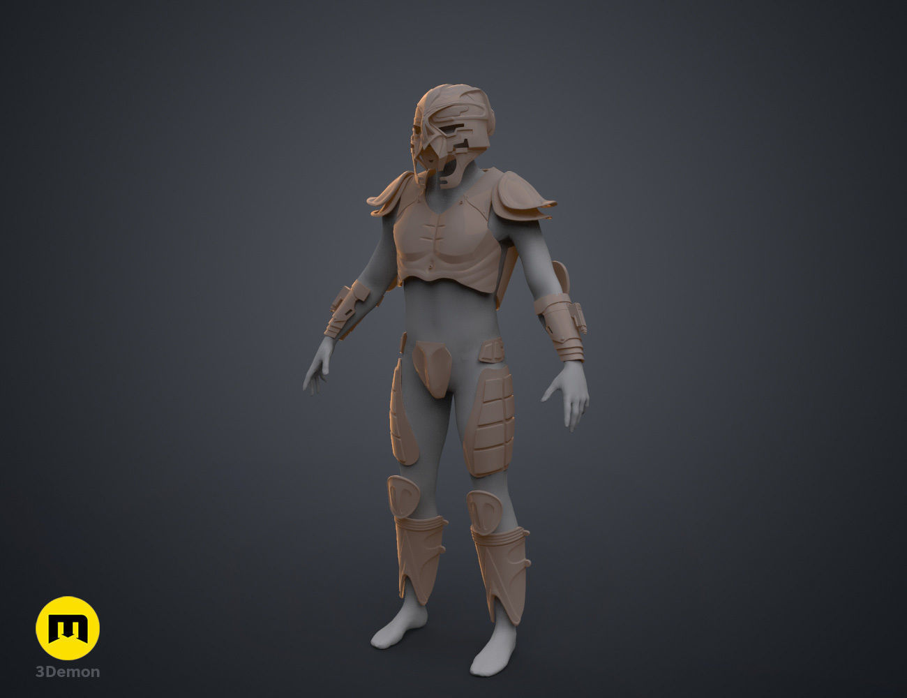 Kull Warrior Set- Stargate 3D print model_8