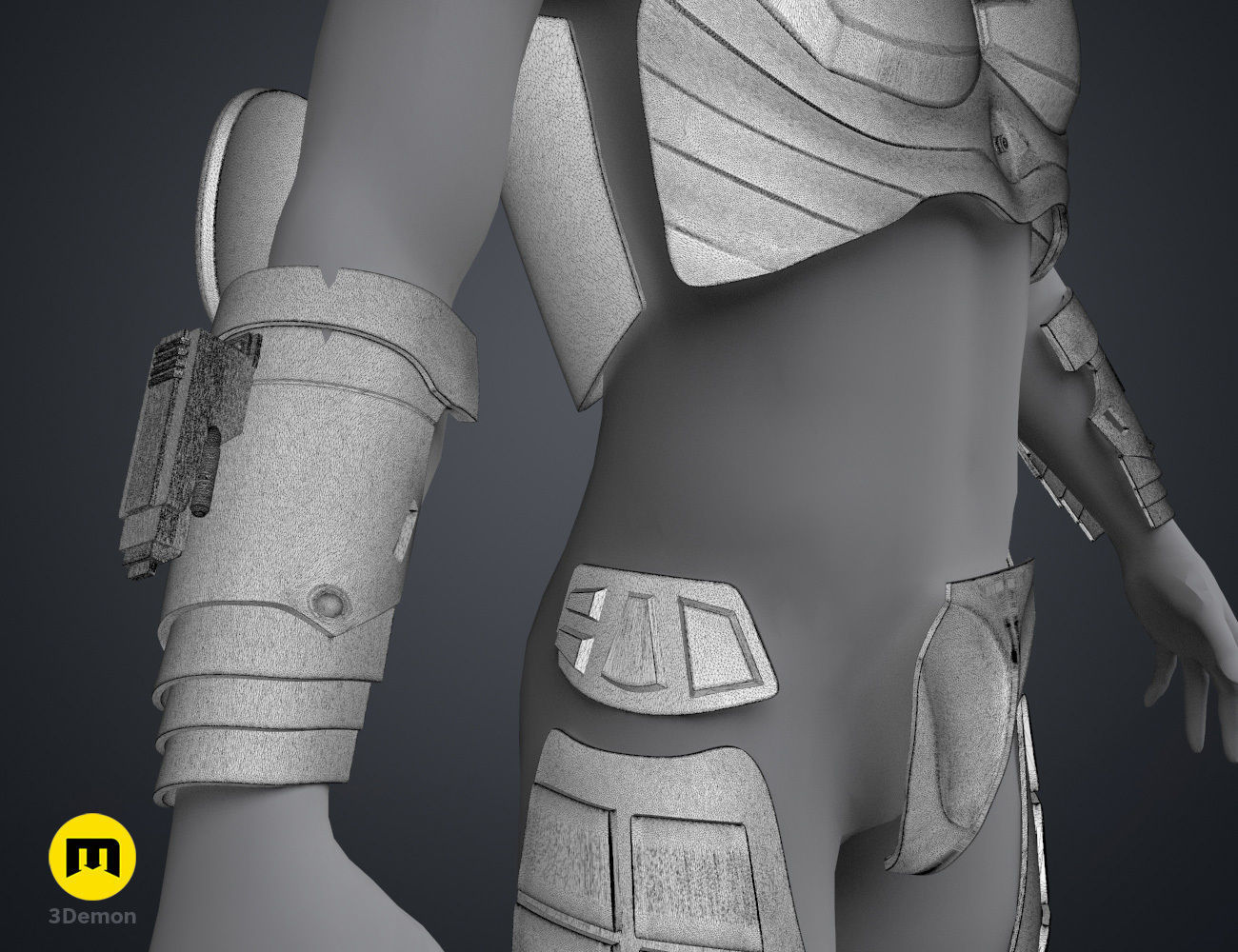 Kull Warrior Set- Stargate 3D print model_18