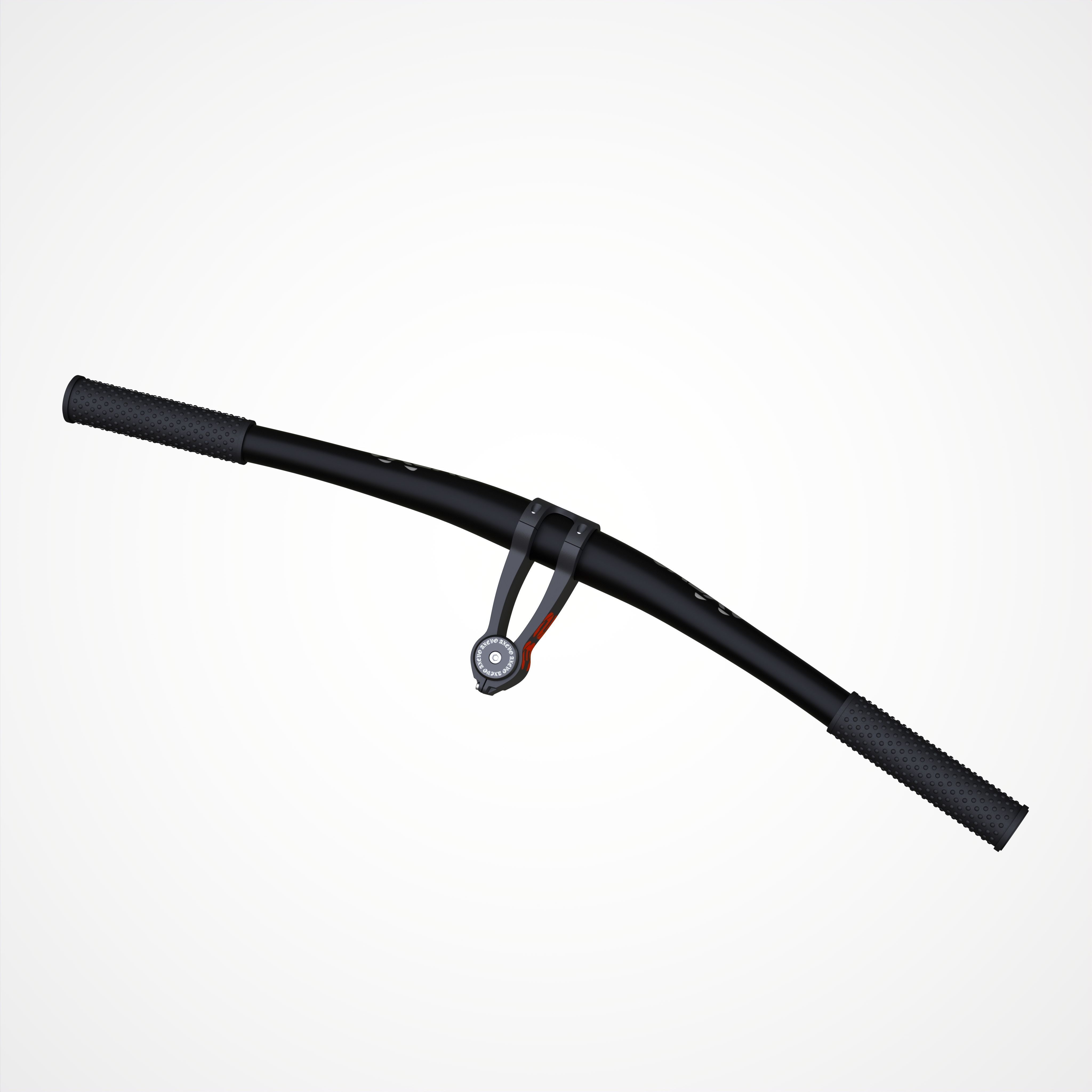 Bicycle handle bar with gear shifter 3D model_9