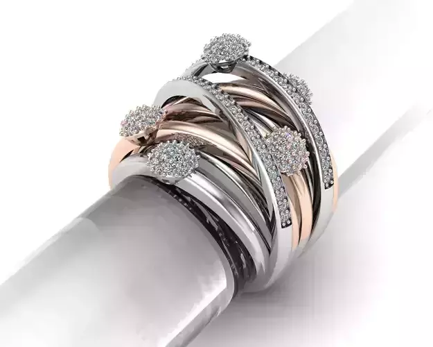 crossover ring 3D print model