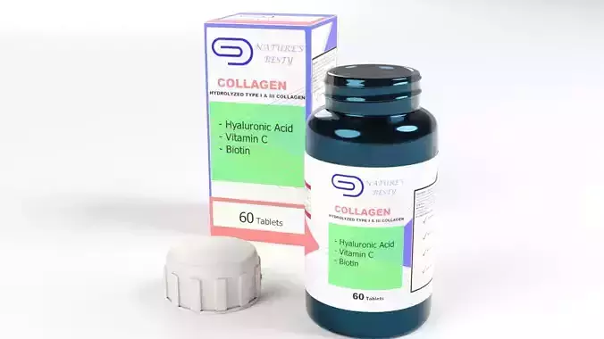 MEDICINE BOTTLE LOW-POLY 3D MODEL Low-poly 3D model