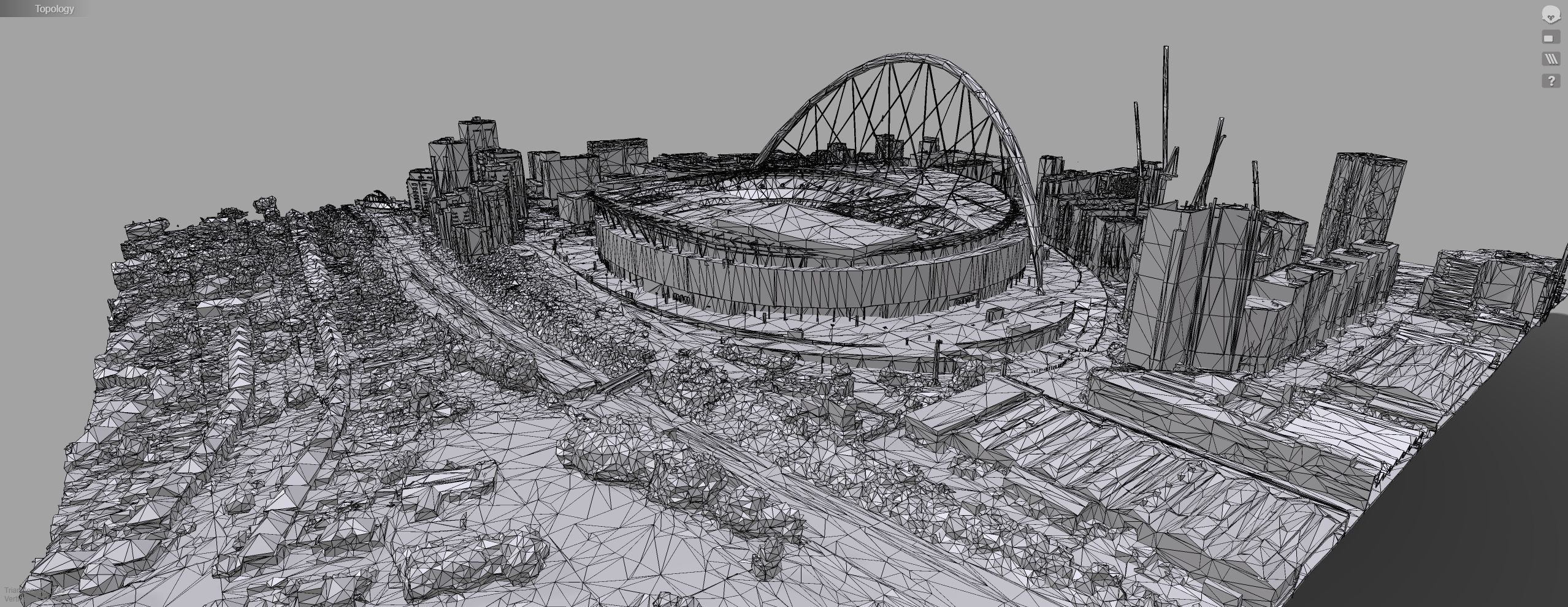Wembley Stadium  London England  3D model_0